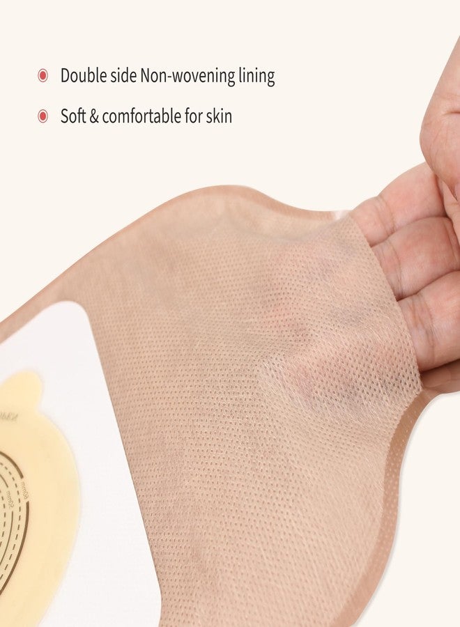 DERAYMI 30 PCS Ostomy Supplies Colostomy Bags 2 Piece Ostomy Bag Two Piece Ostomy Drain Pouches for Ileostomy & Stoma Care, Trim-to-Fit 15-60 mm (20 x Bags+10 x Skin Barriers) - Image 4
