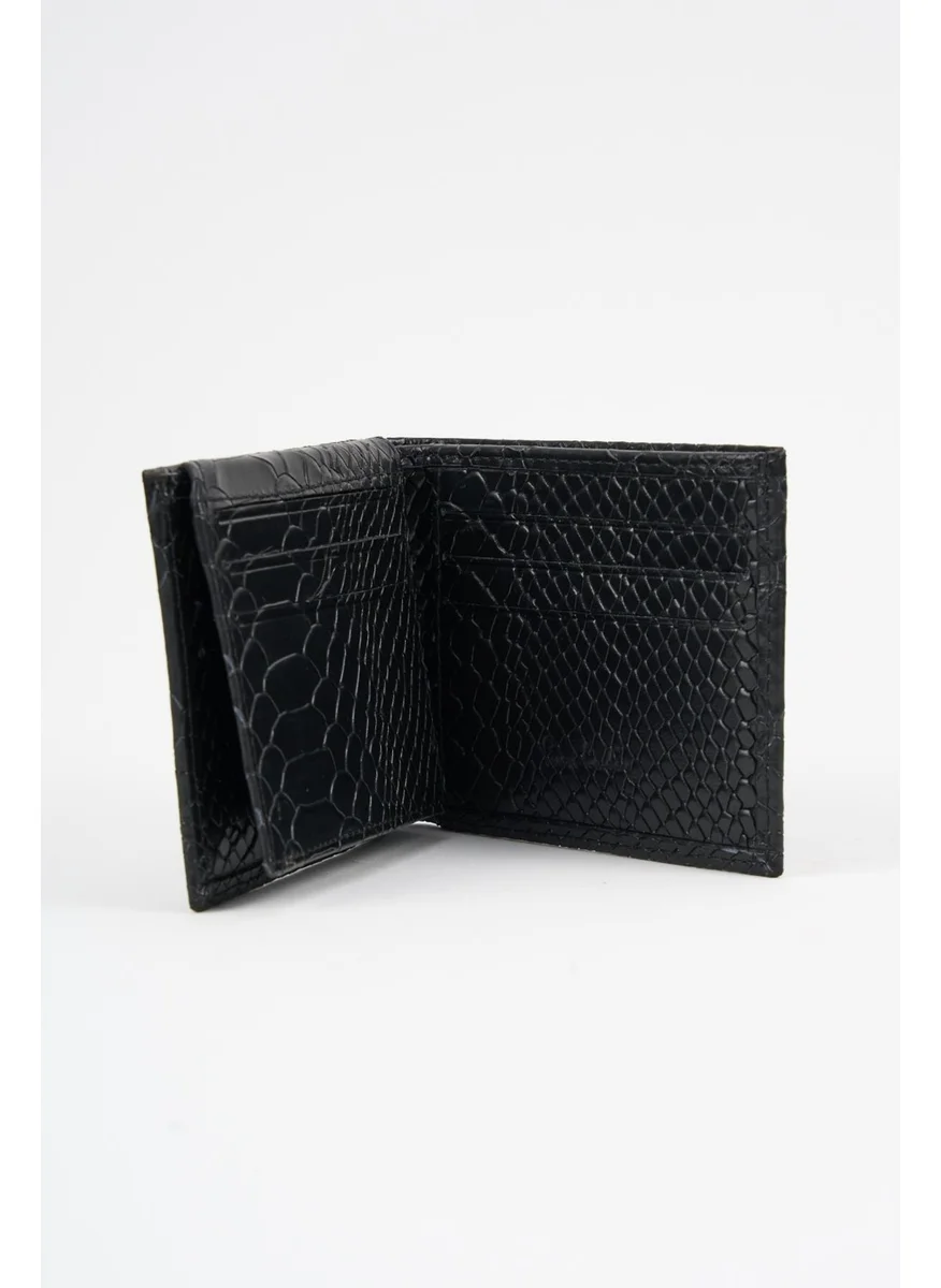 Alexander Gardi Men's Texture Detail Leather Wallet (E24-CZDN-08)