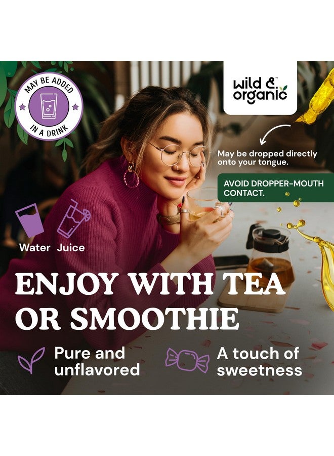 Wild & Organic قطرات سائل الشوك الحليب البري والعضوي - تنظيف الكبد وإزالة السموم - مكمل سيلمارين الشوك الحليب لدعم الكبد - مستخلص بذور سيلبوم ماريانوم - نباتي، خالي من السكر والكحول - 4 أونصات سائلة - Image 5