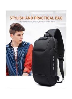 OZUKO 9223L Unisex Shoulder Bag - Black  - Image 2