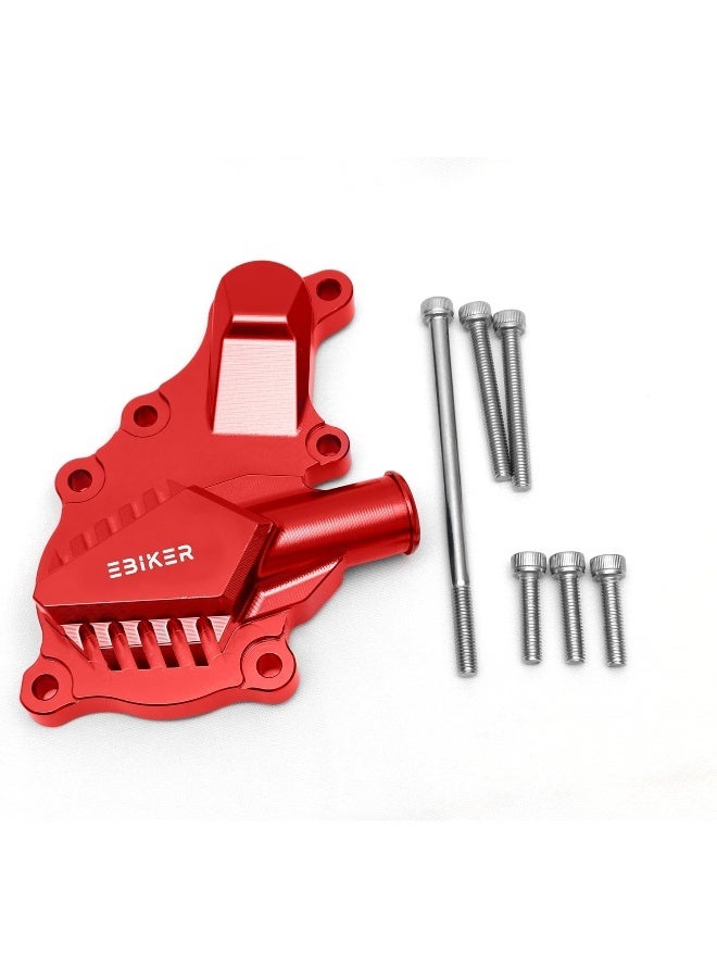 Ebiker CNC-Machined Red Aluminum Water Pump Cover for Yamaha Raptor 700 - Image 2