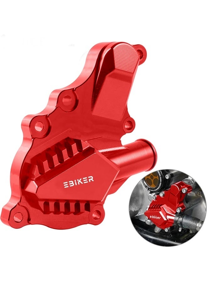 Ebiker CNC-Machined Red Aluminum Water Pump Cover for Yamaha Raptor 700 - Image 4