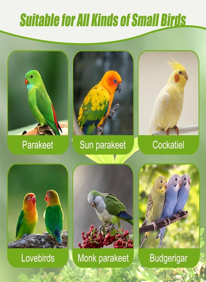 BWOGUE 2PCS Automatic Bird Water Dispenser, 4.73 Fl Oz Parakeet Water Dispenser for Cage No Mess Suspended Bird Water Feeder for Cockatiel Budgie Conure Lovebirds - Image 5