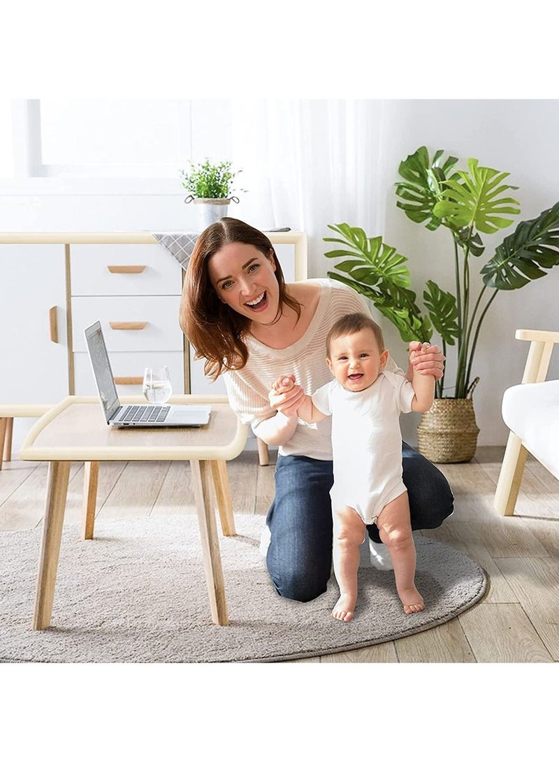 HomarKet - 5 Meters Baby Safety Corner Guard, Table Edge Corner Protector Strip for Kids, Baby Proofing Foam for Furniture Edges & Corner Guard Cushion Set Child Protection Bumper Strip with 8 Corners (White) - Image 1