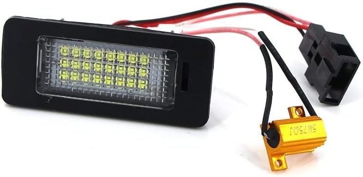 DEMULAX 2pcs CANbus White License Plate Light - Image 4