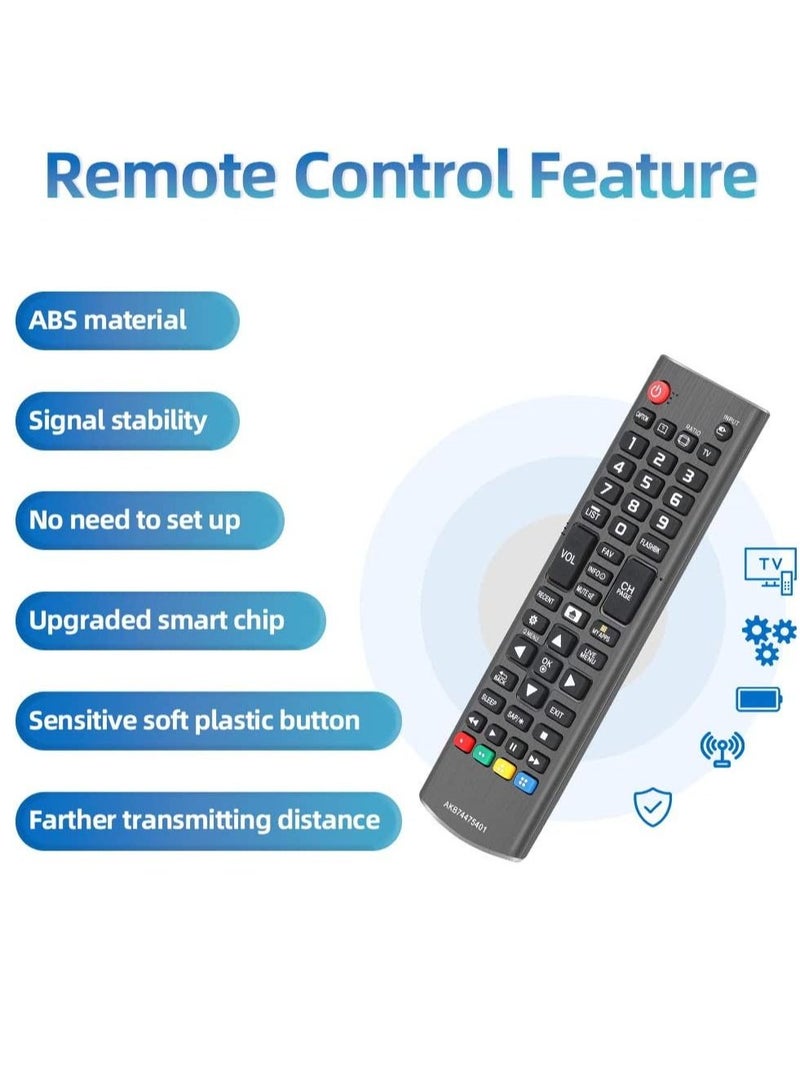 AKB74475401 Remote Control Compatible Replacement for LG TV 43LF5900 43UF6400 43UF6430 43UF6800 43UF6900 - Image 5