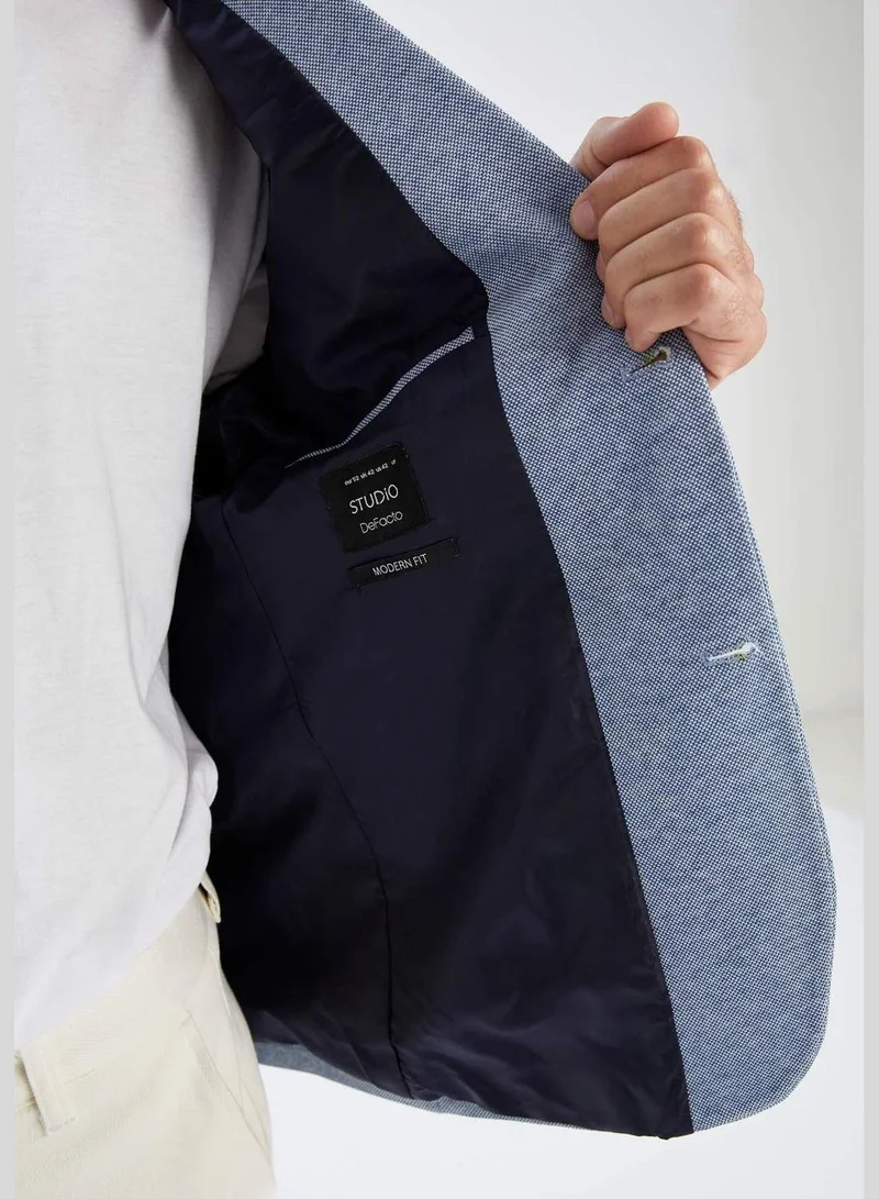 DeFacto Modern Fit Long Sleeve Blazer Jacket
