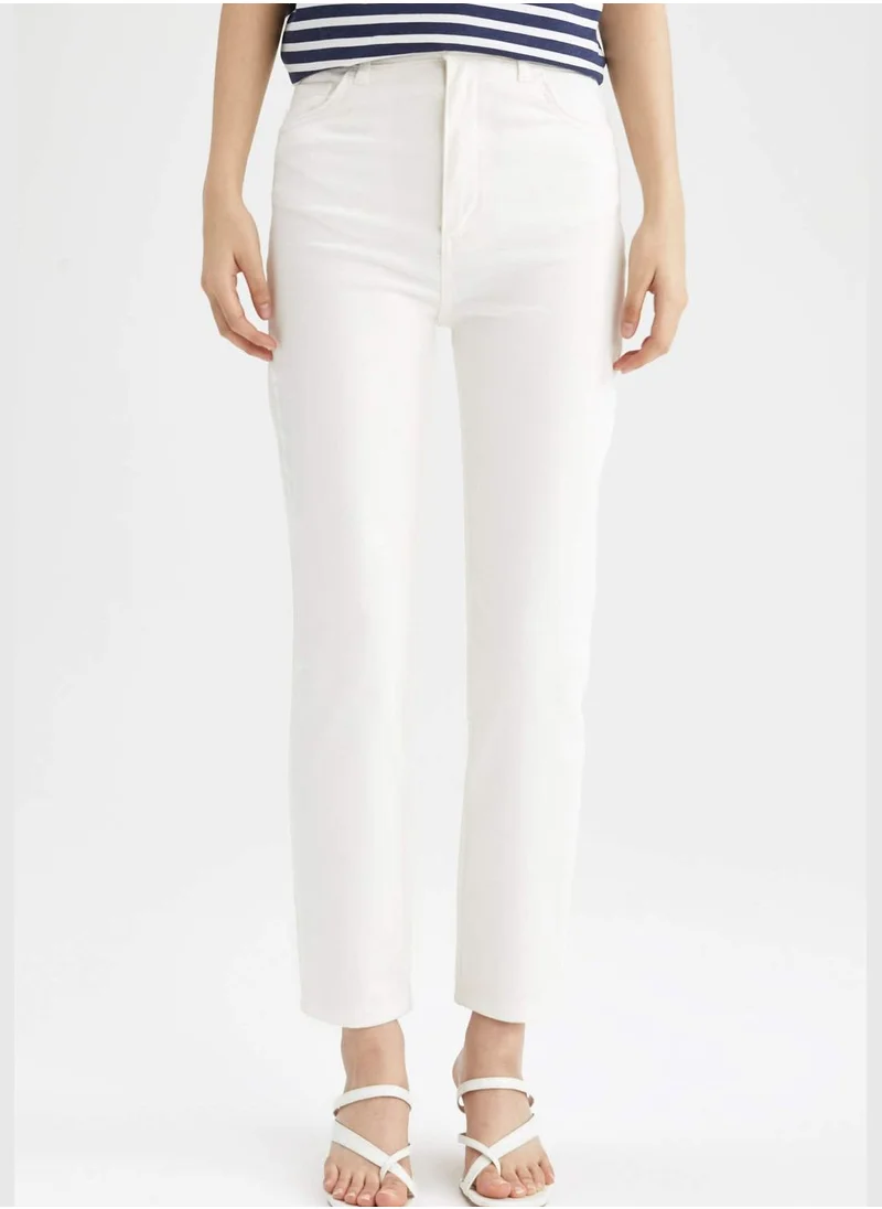 DeFacto Mom Fit High Waisted Chinos