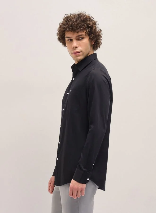 THE BEAR HOUSE Men's Shirt for Casual and Formal Wear | Classic Button-Down Style for Office, Daily Use, Travel, Events & All-Season Outfits | Versatile & Stylish Wardrobe Essential for Every Occasion