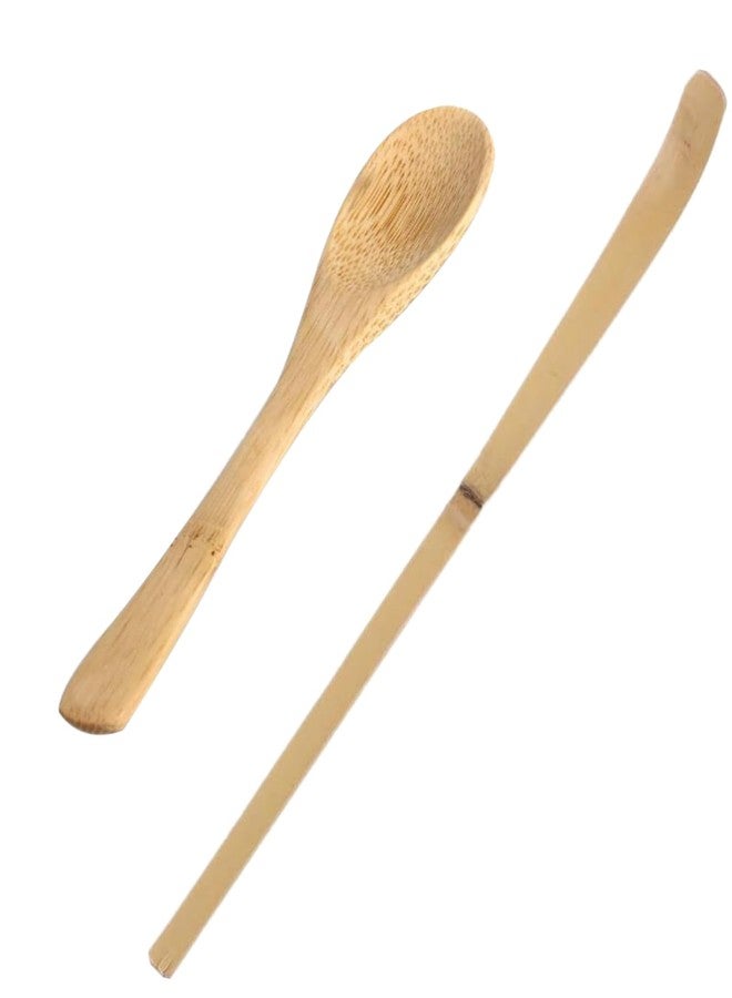 Nanchroadly Tea Scoop for Loose Tea, 2 Pcs Matcha Spoon Matcha Scoop Chinese Kung Fu Natural Tea Scoops Delicate Spoon Portable Wood Teaspoons Tea Accessories for Spices Condiments Coffee Powder - Image 1
