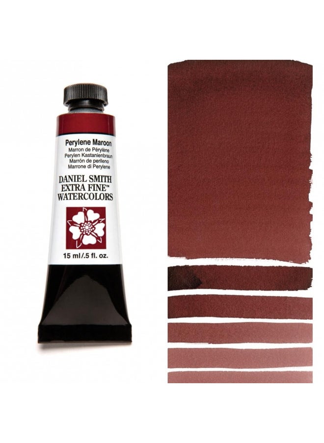 Daniel Smith DANIEL SMITH Extra Fine Watercolor Paint, 15ml Tube, Perylene Maroon, 284600074, 0.5 Fl Oz (Pack of 1)  - Image 2