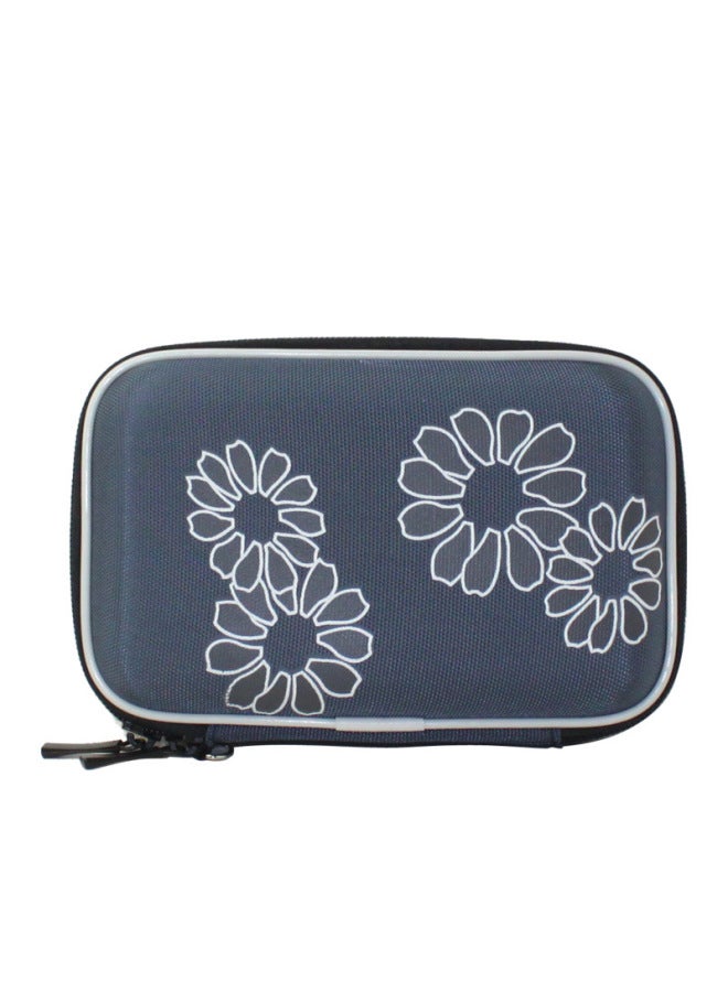 Eva Mobile Solid State Drive Storage Bag 2.5 Inch Hard Drive Protection Box Anti-shock Bag Multi-function Digital Storage Bag-Color:Blue  - Image 2