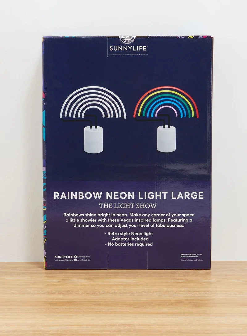 SUNNY LIFE Large Rainbow Neon Light