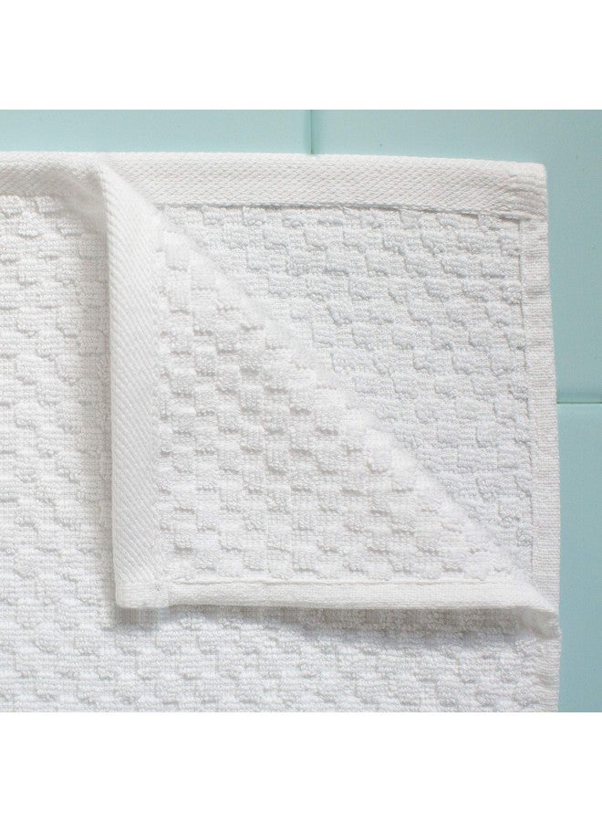 COTTON CRAFT- Euro Spa Set of 2 Luxury Waffle Weave Bath Sheets, Oversized Pure Ringspun Cotton, 35 inch x 70 inch, White - Image 3