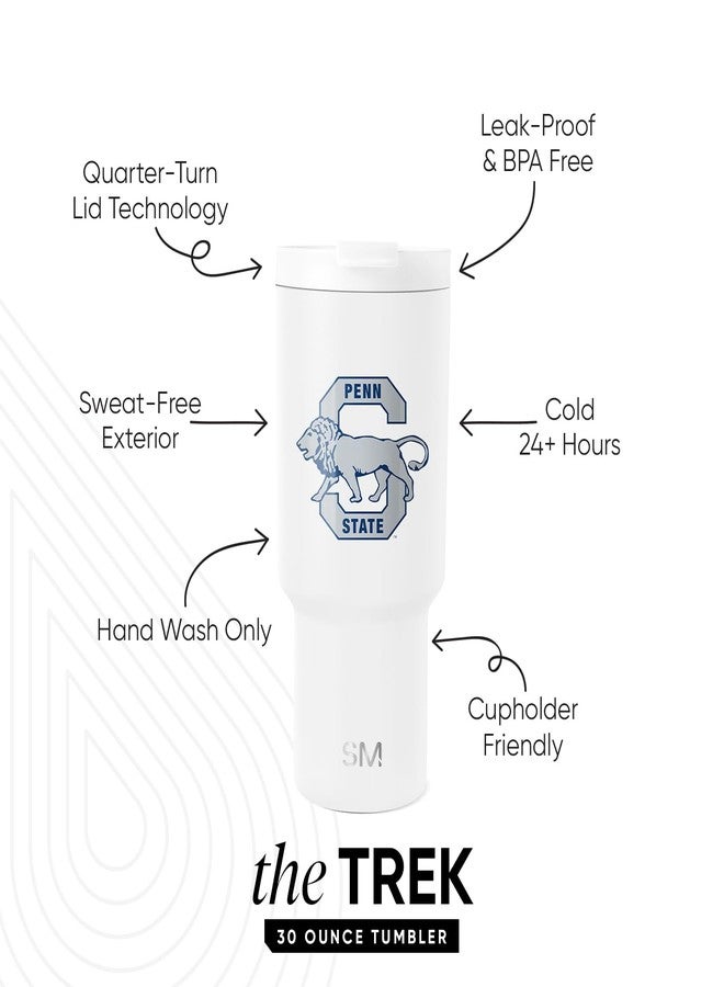 Simple Modern Officially Licensed Collegiate Penn State Nittany Lions 30 oz Tumbler with Flip Lid and Straw | Insulated Cup Stainless Steel | Gifts for Men Women | Retro Vault Collection - Image 2