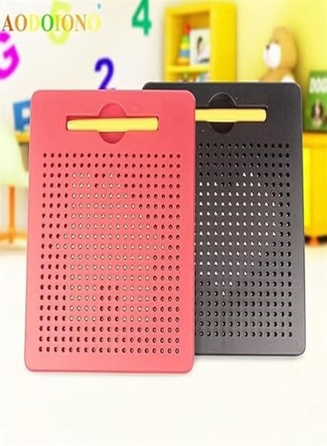 Magnetic Mini MagPad Magnetic Drawing Board for Kids and Toddlers with Magnetic Pen and Beads - Erasable Doodle Writing Board and Drawing Board Toy - Image 3