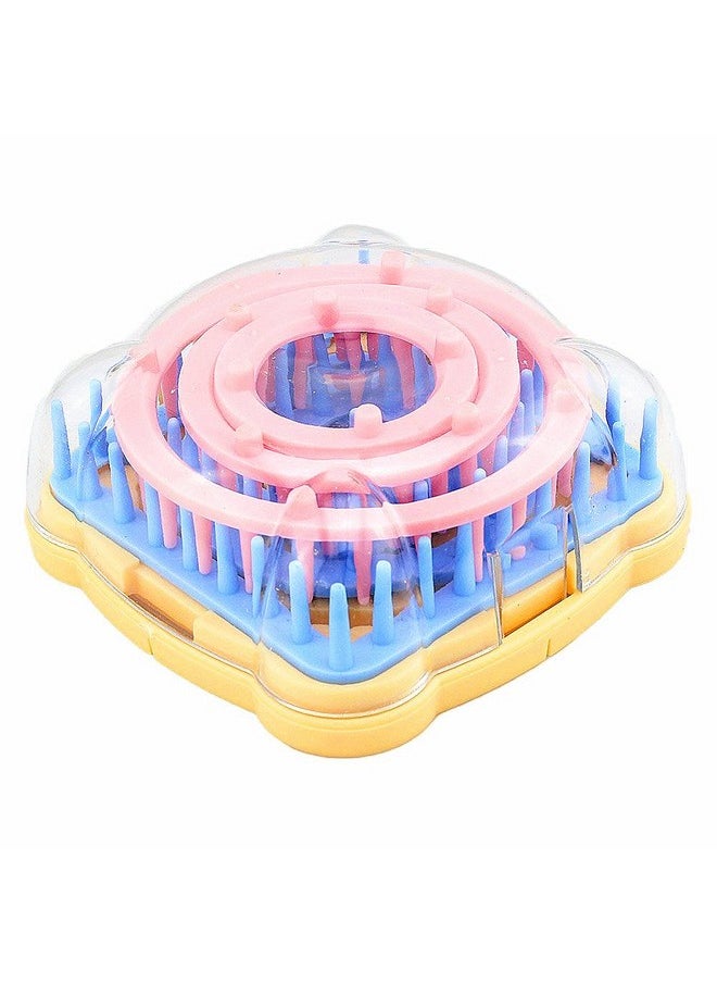 ALIMITOPIA Flower Knitting Loom Kit,Diy Wool Yarn Flower Maker Weaver Tool Set With Needle  - Image 1