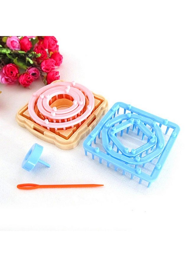 ALIMITOPIA Flower Knitting Loom Kit,Diy Wool Yarn Flower Maker Weaver Tool Set With Needle  - Image 2