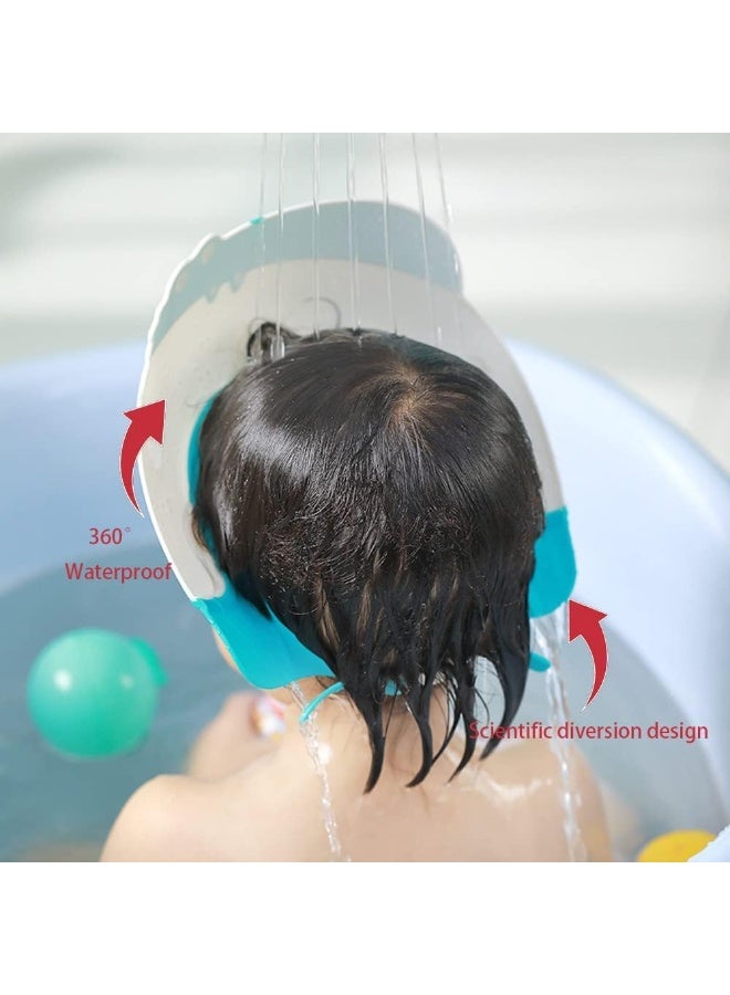 Thcbme Baby Shower Cap Shield, Shower Cap for Kids, Visor Hat for Eye and Ear Protection - Image 4