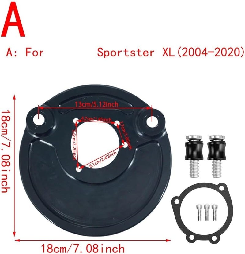 Wivplex Inverted Big Sucker Air Cleaner Filter for Harley Motorcycles - Image 3