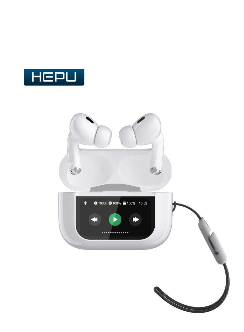 هيبو سماعة رأس لاسلكية حقيقية HEPU ENC+ANC - Image 1