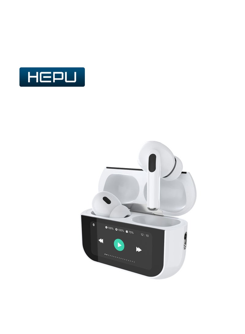 هيبو سماعة رأس لاسلكية حقيقية HEPU ENC+ANC - Image 2