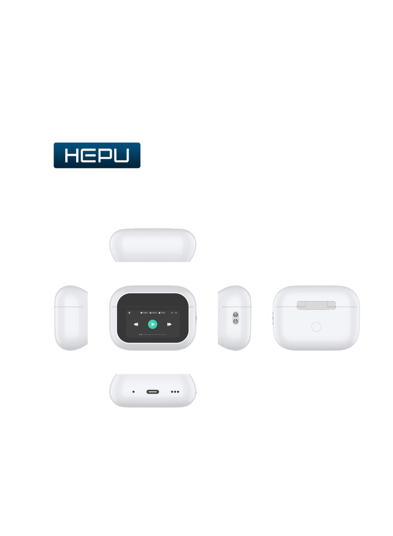 هيبو سماعة رأس لاسلكية حقيقية HEPU ENC+ANC - Image 4