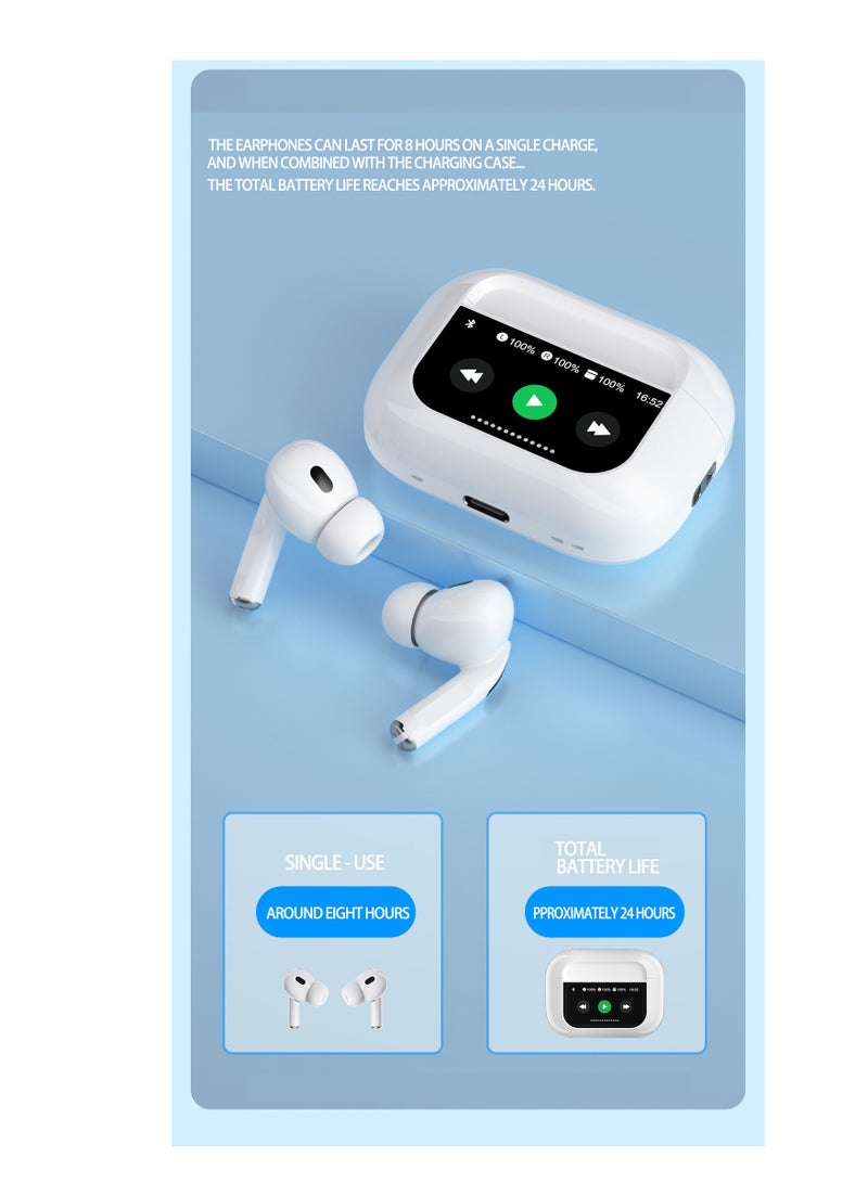 هيبو سماعة رأس لاسلكية حقيقية HEPU ENC+ANC - Image 5