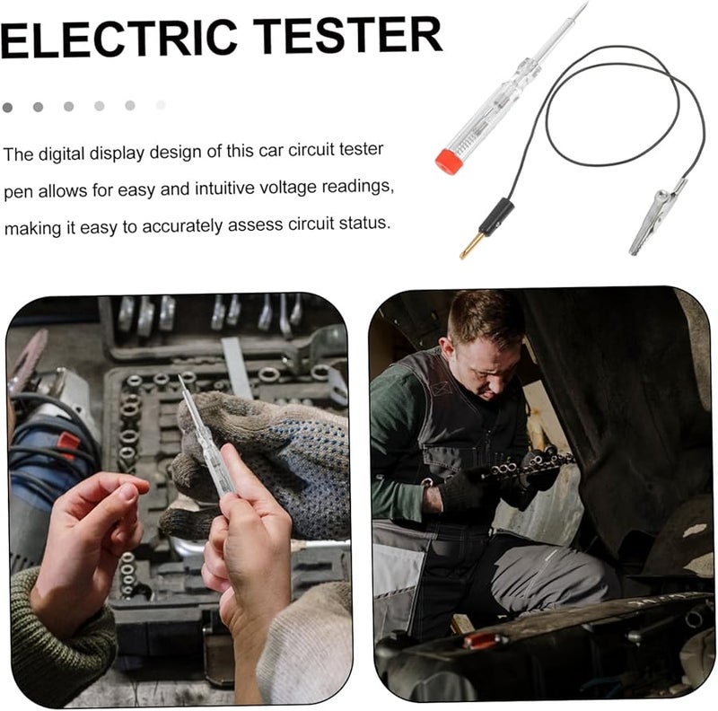 STOBAZA 5 قطع جهاز اختبار جهد السيارة أداة قياس الجهد المنخفض جهاز اختبار كهربائي متين - Image 3