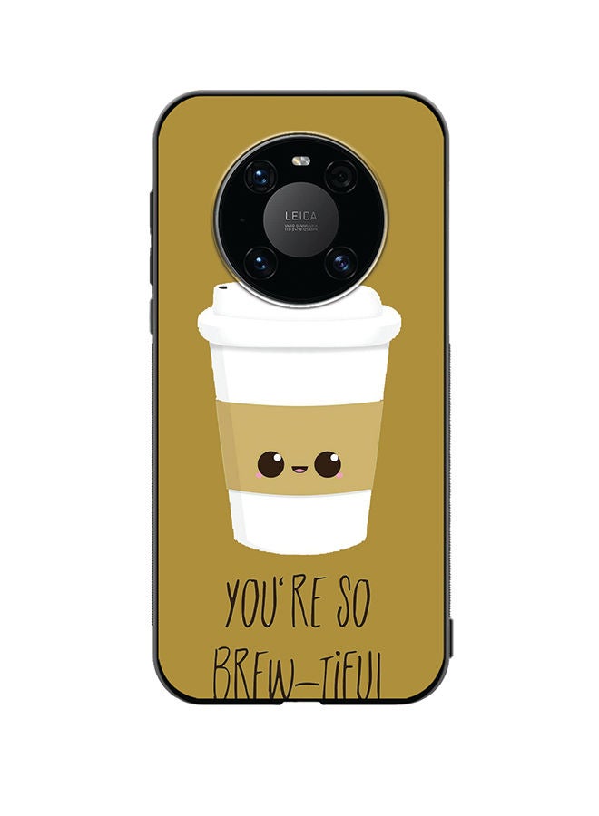 VR CREATIVE Protective Case Cover For Huawei Mate 40 U R Brewtiful Design Multicolour - Image 1