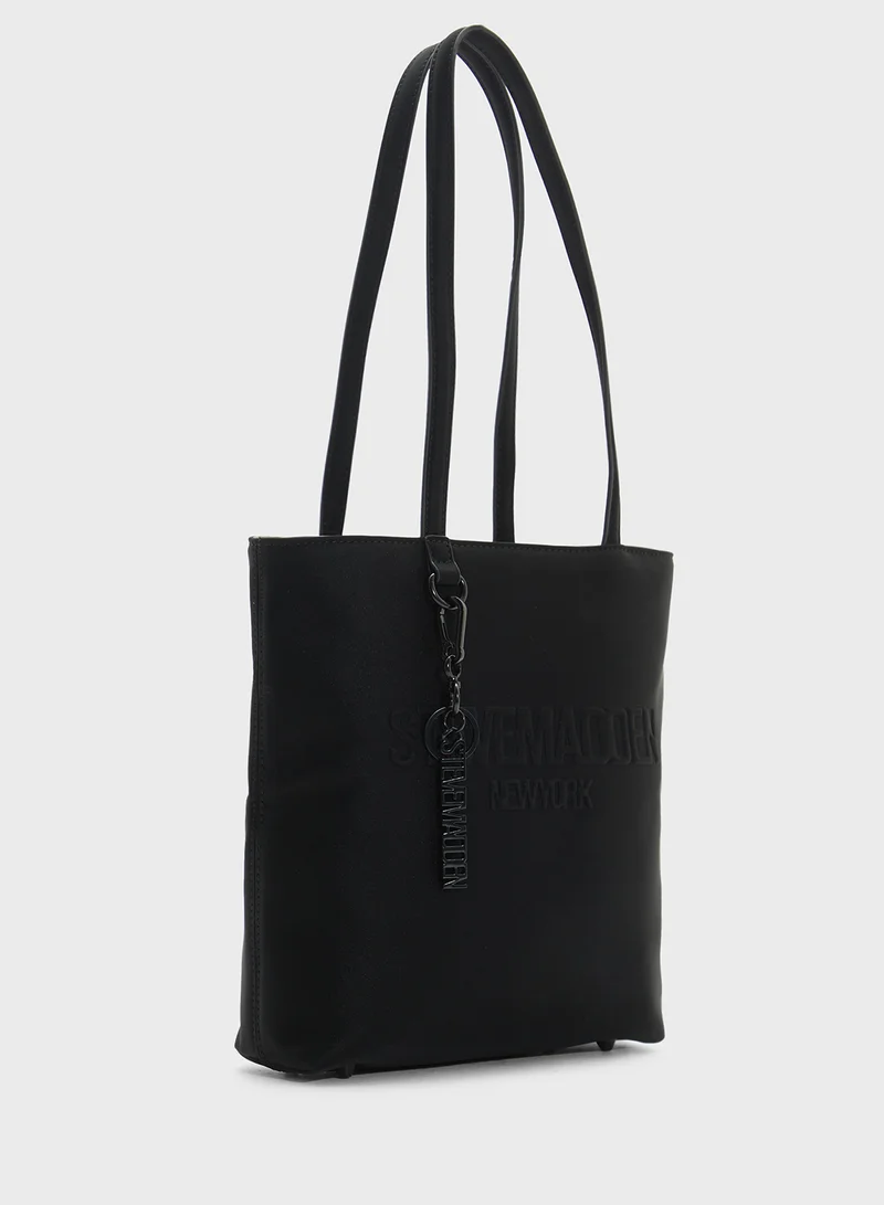STEVE MADDEN Billie Logo Tote Bag
