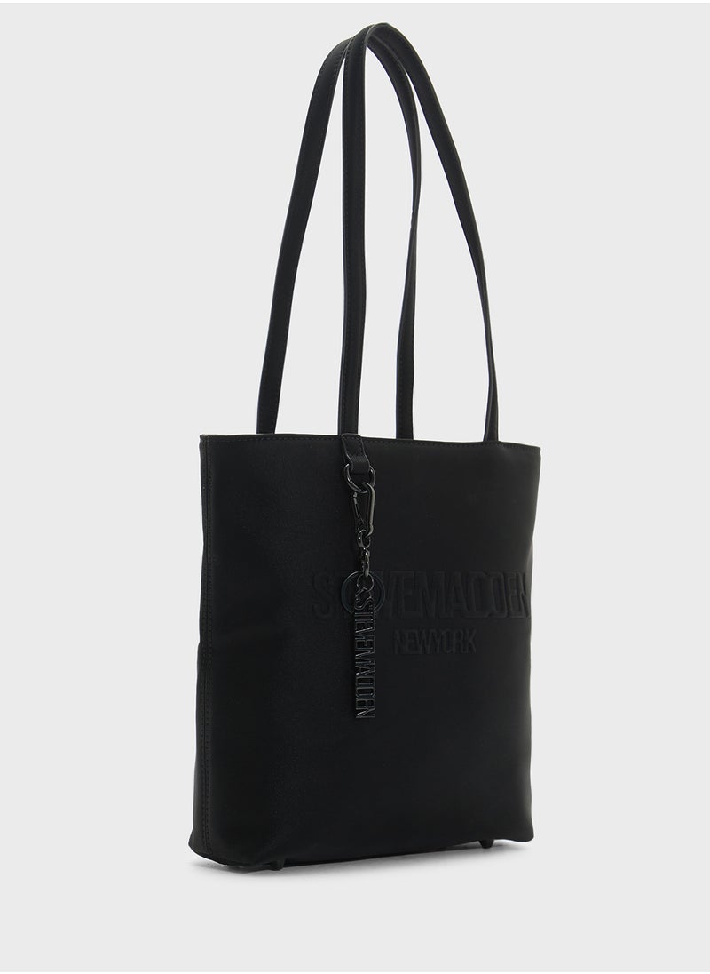 STEVE MADDEN Billie Logo Tote Bag  - Image 5