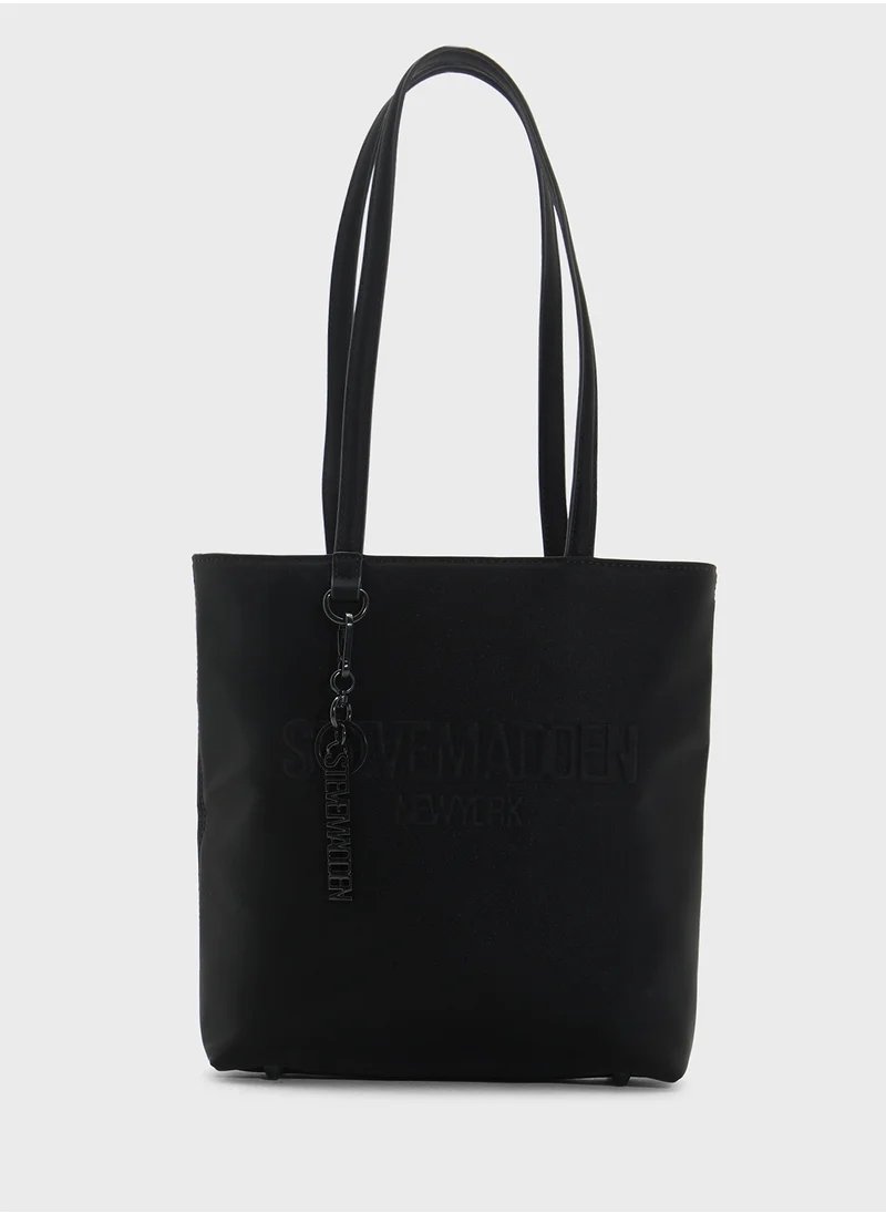STEVE MADDEN Billie Logo Tote Bag