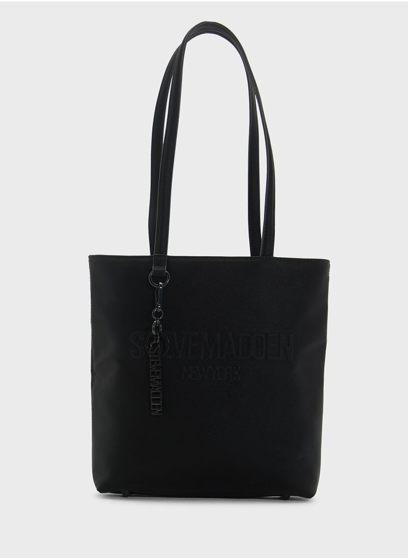 STEVE MADDEN Billie Logo Tote Bag  - Image 2
