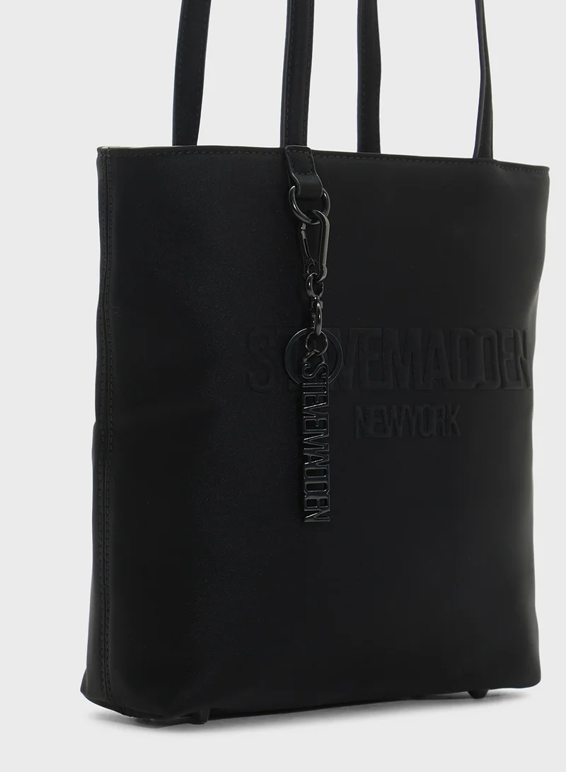 STEVE MADDEN Billie Logo Tote Bag
