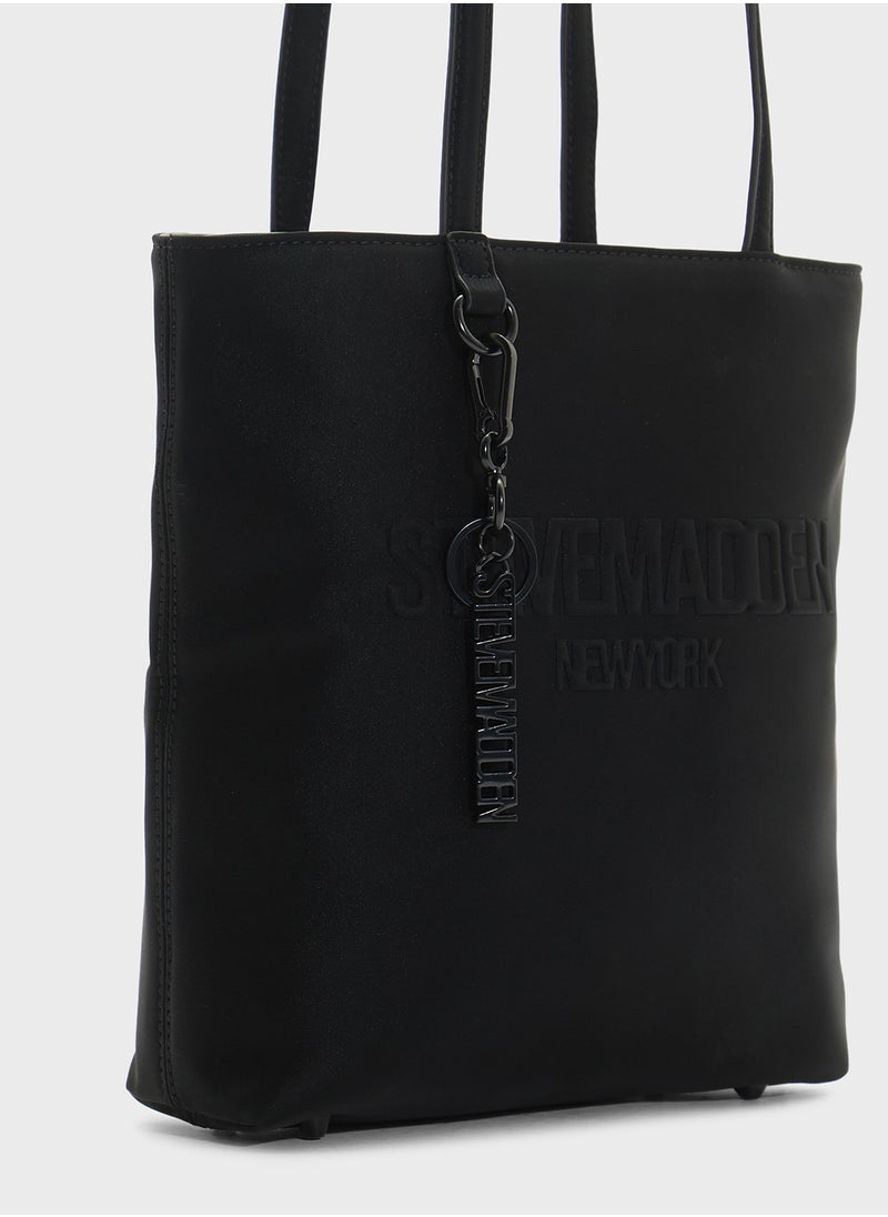 STEVE MADDEN Billie Logo Tote Bag  - Image 4