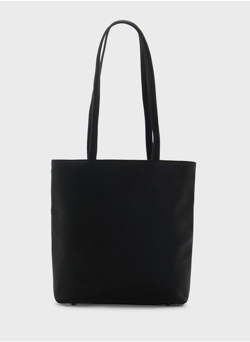 STEVE MADDEN Billie Logo Tote Bag  - Image 3