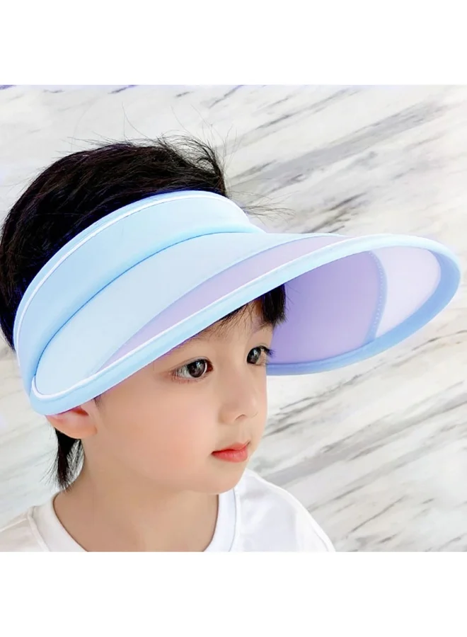 LITTLE SURPRISE BOX Blue Sports Sun shade Adjustable Tennis/Visor Cap