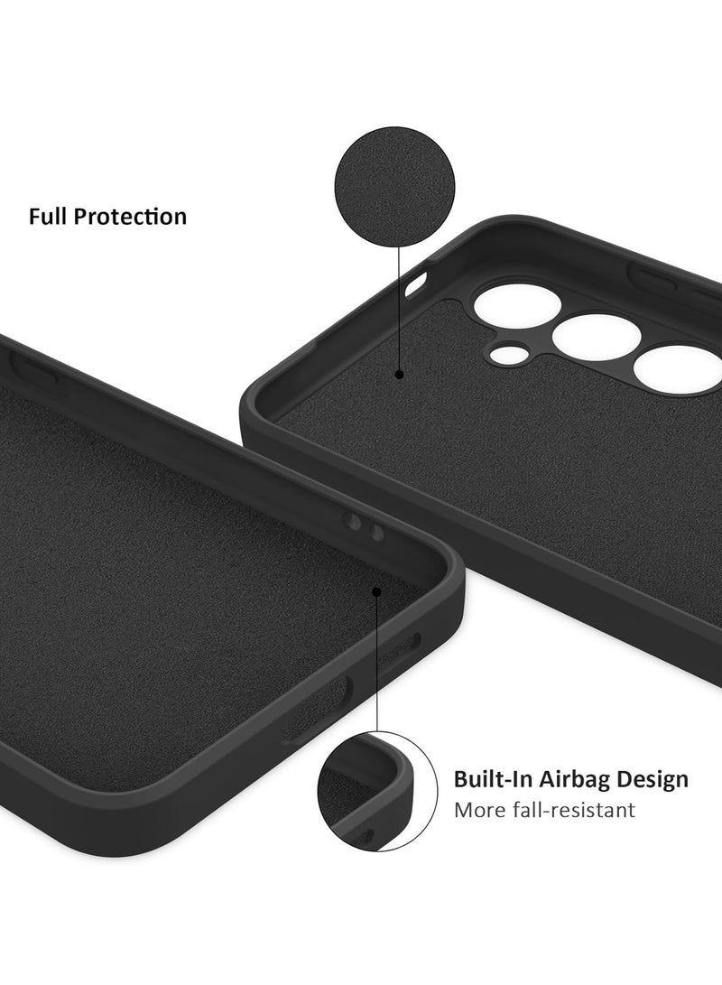 غطاء حماية لهاتف سامسونج جالاكسي S24 FE ببطانة داخلية من القماش مع حماية للكاميرا لهاتف سامسونج جالاكسي S24 FE - Image 4