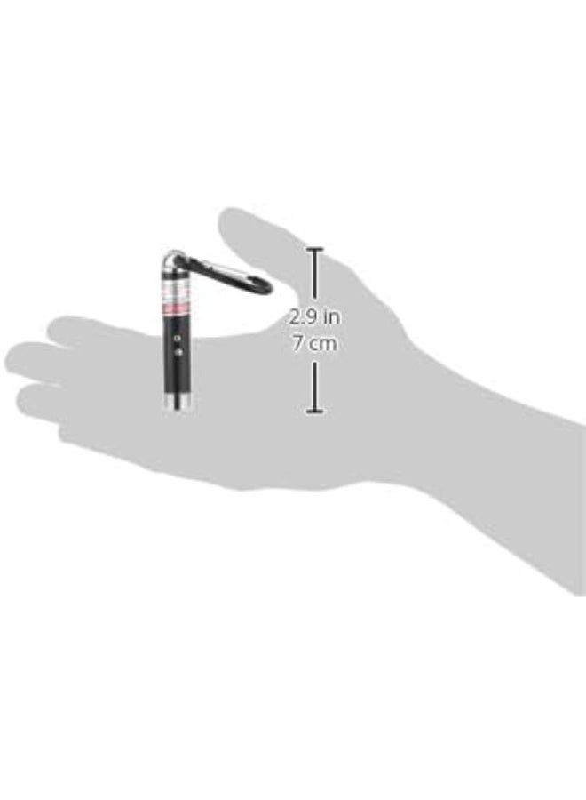 Beauenty LED flashlight headlamp with red laser, black color - Image 3