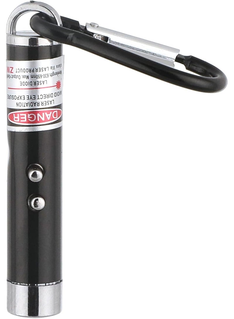 Beauenty LED flashlight headlamp with red laser, black color - Image 2