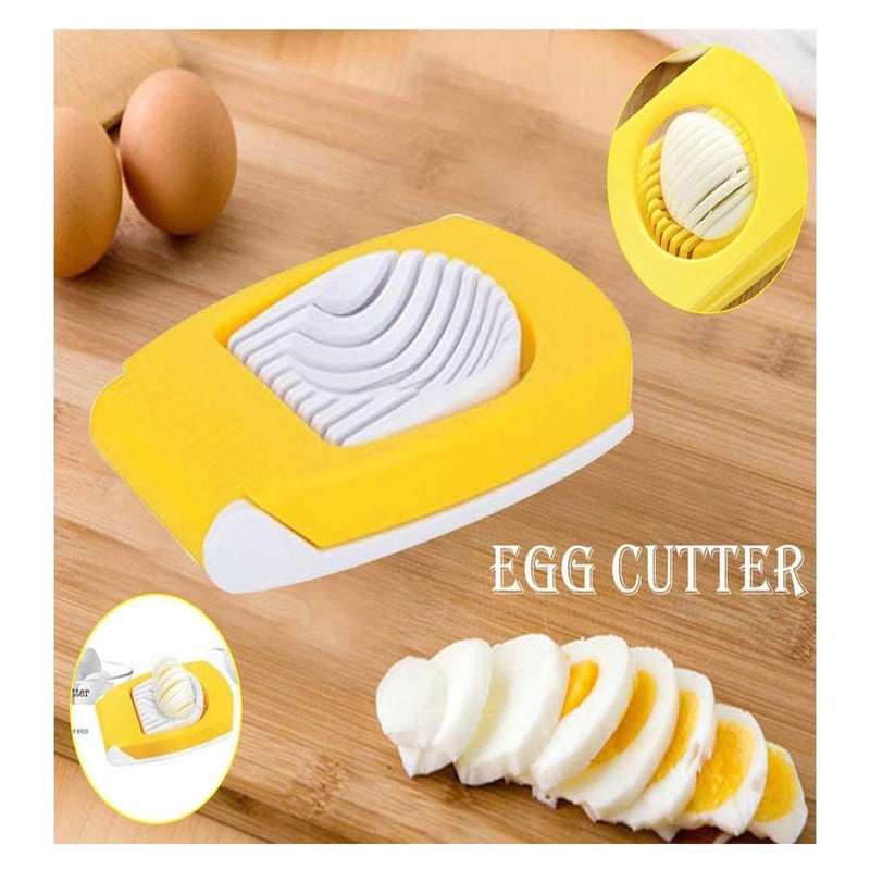 Avenn Avenn Latest Egg Cutter Egg Slicer Boiled Eggs Cutter Stainless Steel Cutting Wires Multi Purpose Slicer Egg Cutter for Hard Boiled Eggs Easy to Use Egg Cutter Slicer Multi Color 1 - Image 2