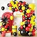 Sowide Red Black Yellow Balloon Garland Arch KitFun Theme Birthday Party DecorationsColorful Character Theme Latex Balloon Arch For Cartoon Ball Baby Shower Birthday Party Supplies - Image 3