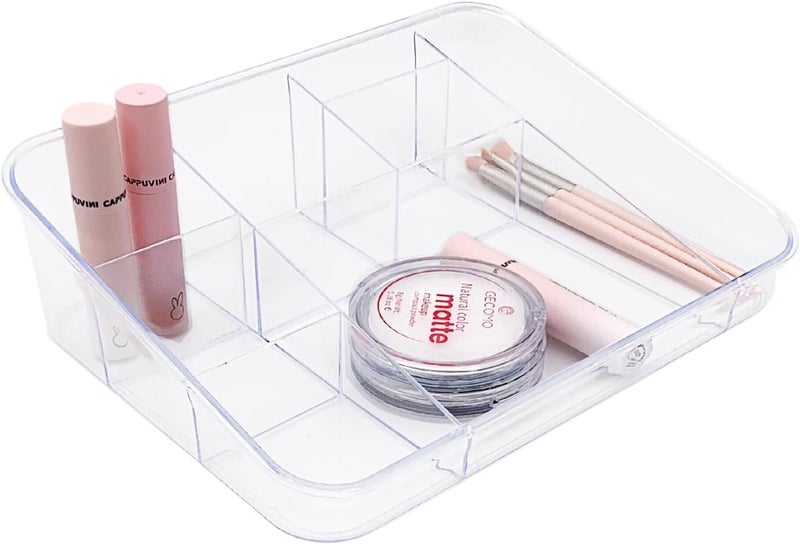 SUNFICON Makeup Organizer Tray with 8 Compartments - Image 3