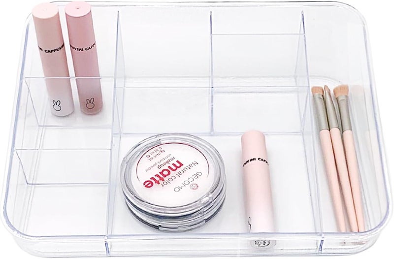 SUNFICON Makeup Organizer Tray with 8 Compartments - Image 5