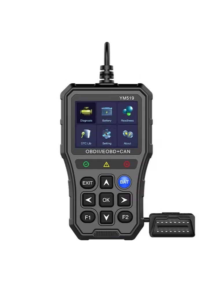 YM519  Code Reader Fault Code Scanner Multi-language Car Diagnostic Tools Engine System Battery Tester - Image 4