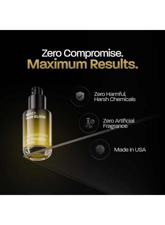 استنادا الي مجموعة العناية بالشعر الكيرلي من BASED، قطعتان: زيت للشعر ٥٠ مل + كريم تصفيف ٢٠٠ مل. مغذٍّ، واقٍ، ومكثّف، ومثالي للشعر الكيرلي الطبيعي. - Image 5