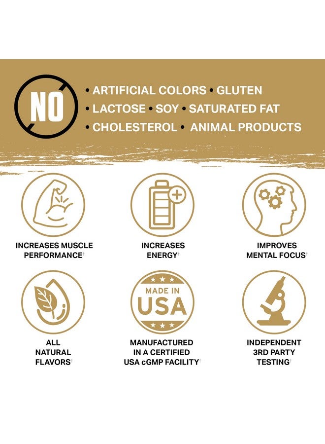 Ambrosia Kinetic Organic Preworkout, Mushroom Enhanced Natural Pre Workout Supplement, Nootropic Superfood Powder for Energy (Strawberry Guava) - Image 4