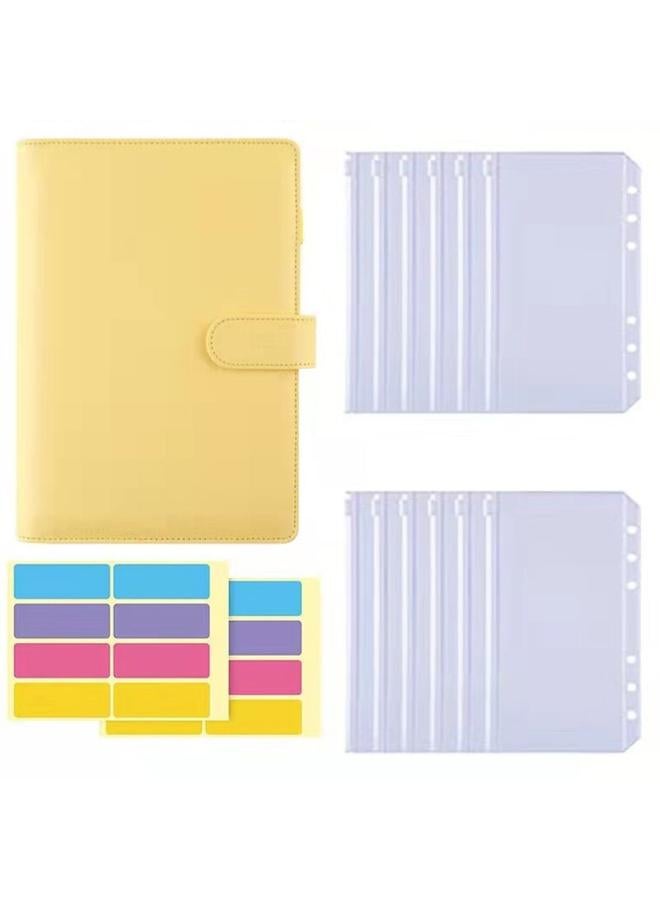 Bluejw Macaron Notebook PVC Labeling Storage Generation 12 Stationery Handbook Cross-border Journal Wallet Suit  - Image 1