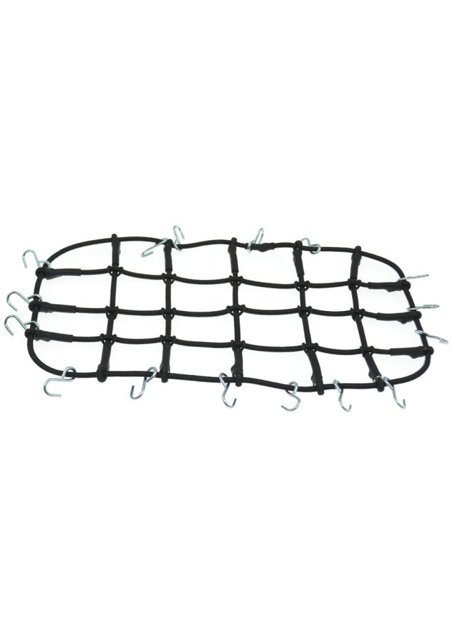 Generic 1/10 1/8 Climbing Car Roof Elastic Luggage Net D90 SCX10 90046 TRX-4 KM2-Color:Yellow  - Image 3